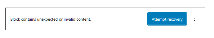 Validation Error